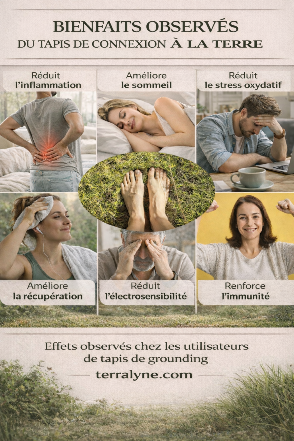 Tapis de connexion à la terre TerraLyne