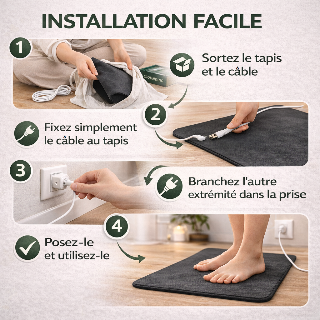Tapis de connexion à la terre TerraLyne